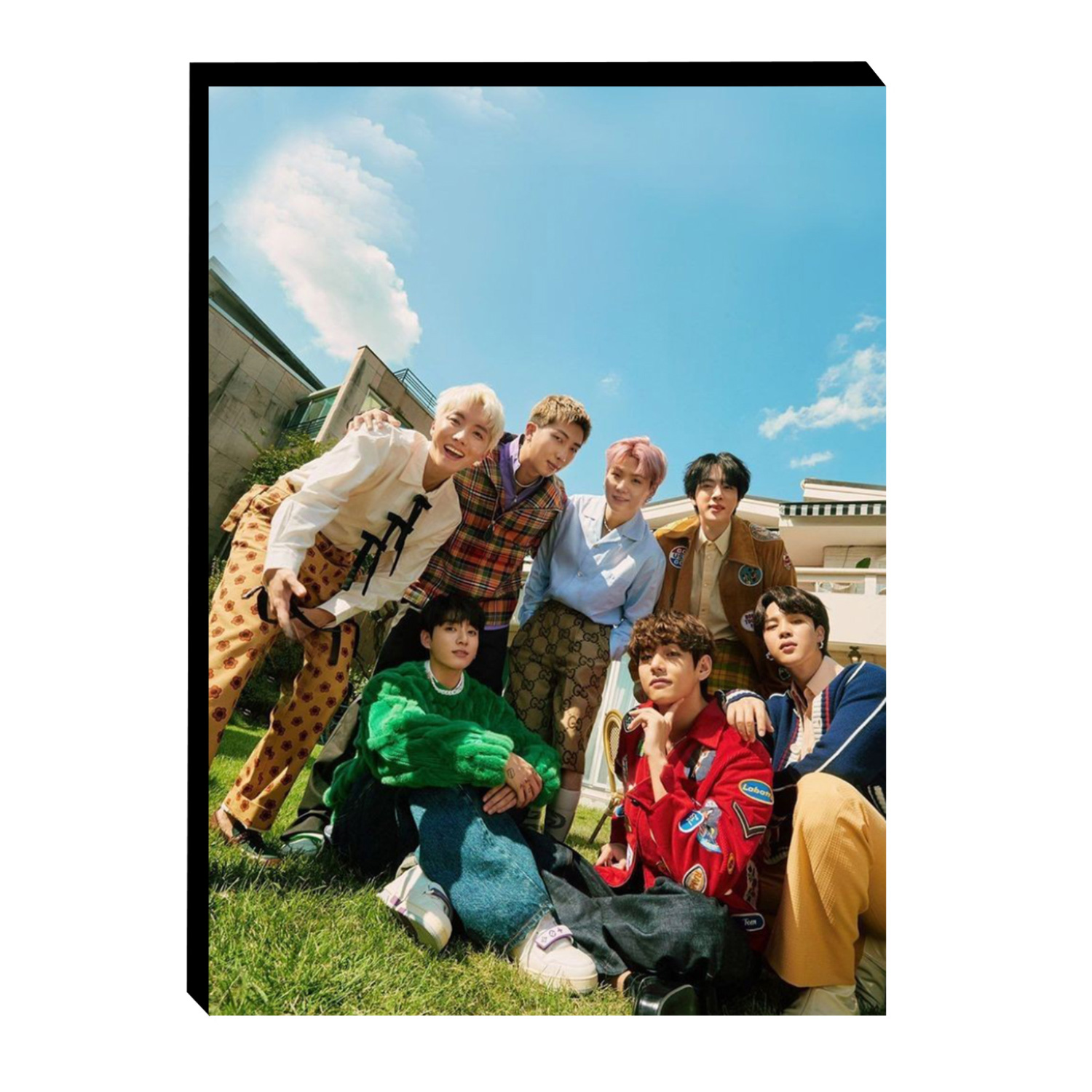 زرئزر تابلو شاسی چوبی طرح bts کد 45 - Image 1