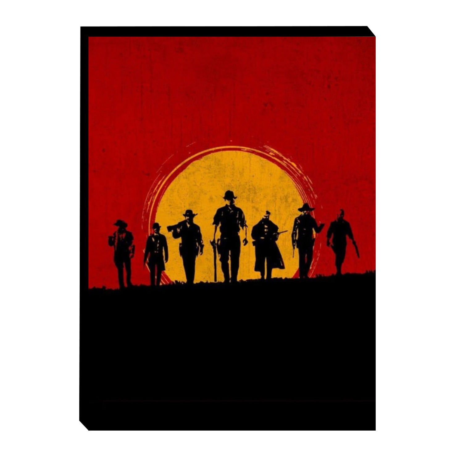 عزخ تابلو شاسی چوبی طرح Red Dead کد 87 - Image 1