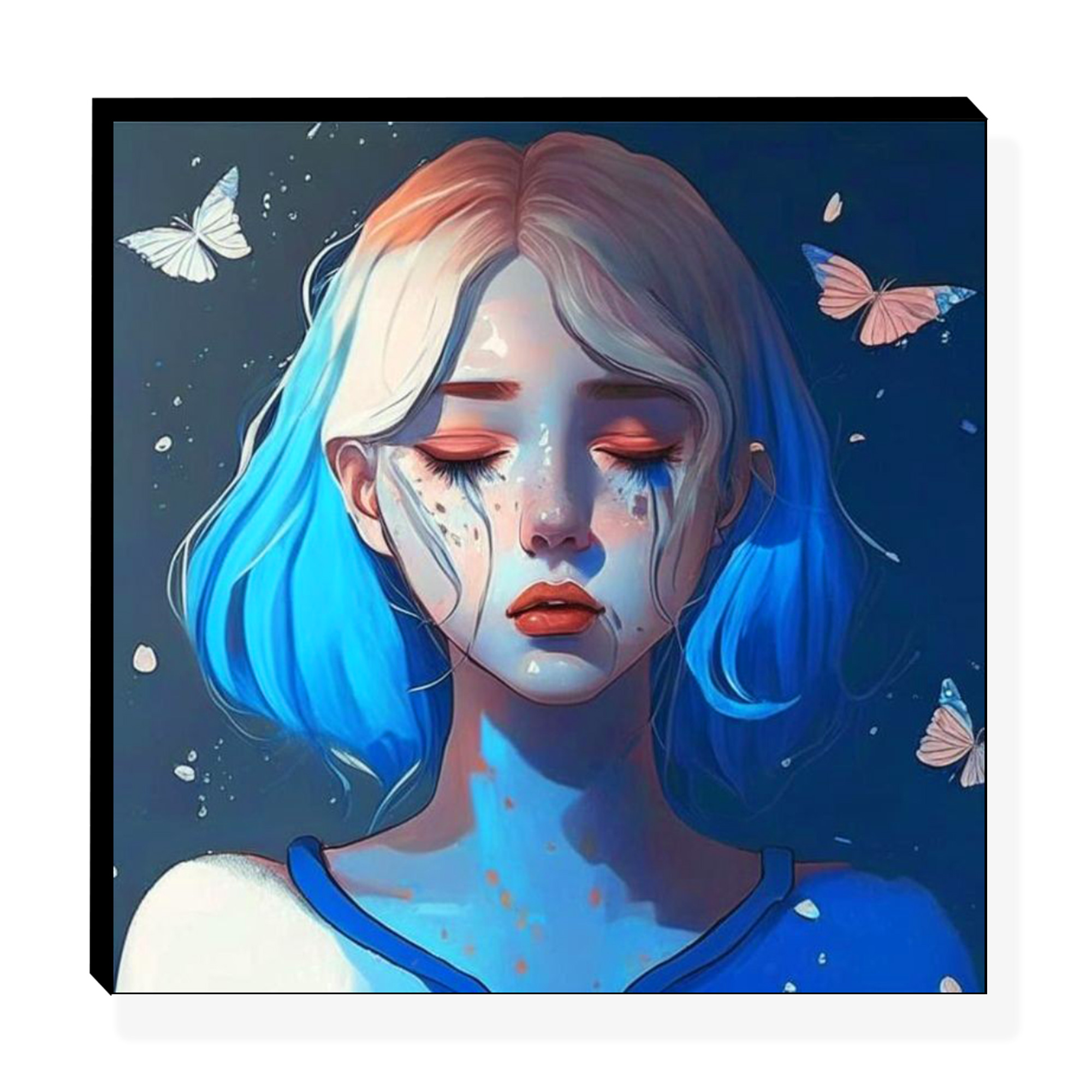 تابلو شاسی چوبی طرح دخترونه فانتزی کد 832 - Image 1