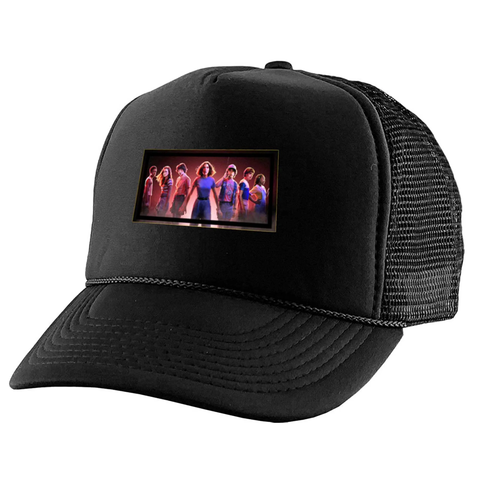 mesh-hat-cap fantasy-14 کلاه-کپ-پشت-توری-طرح-استرنجر تینگز