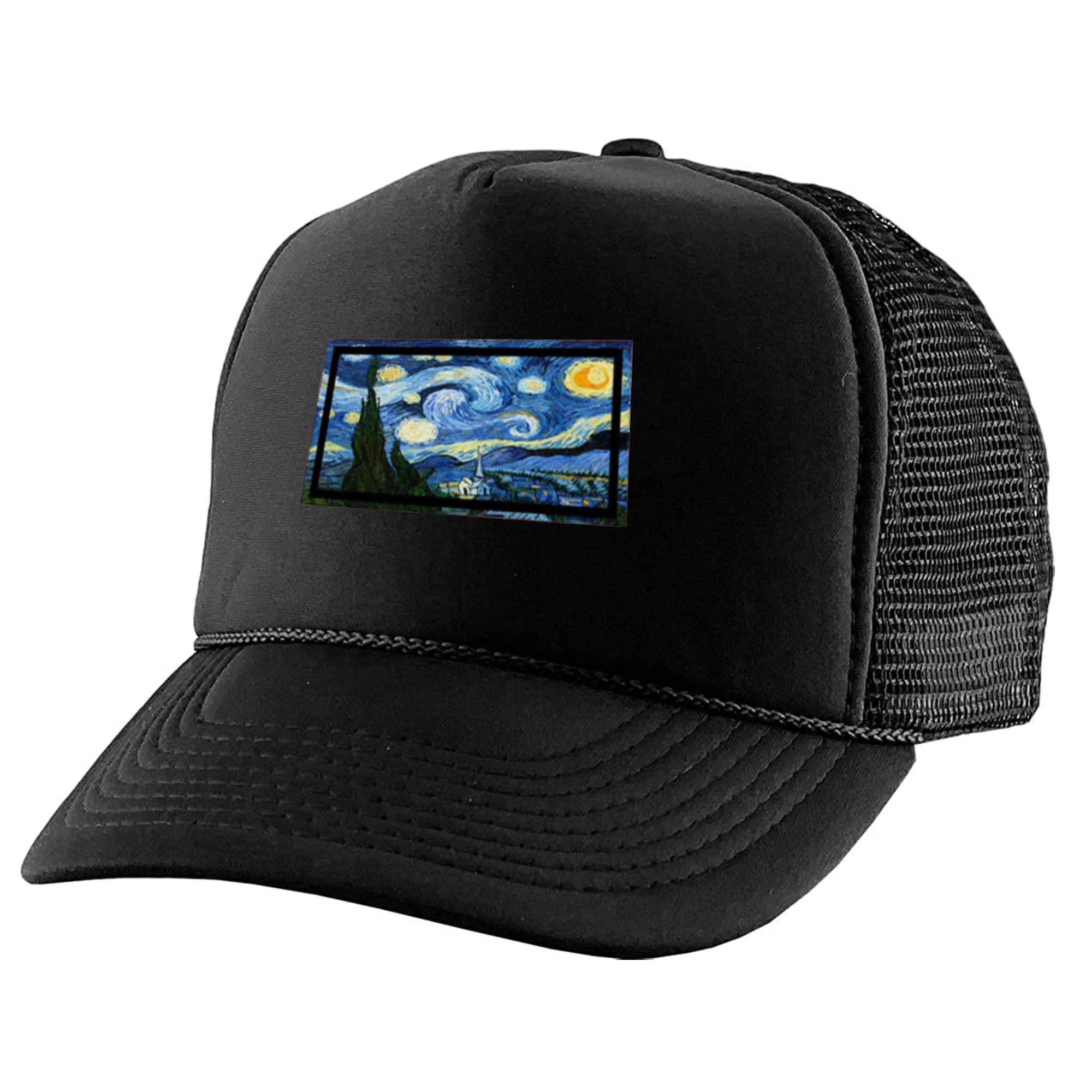 mesh-hat-cap fantasy-20 کلاه-کپ-پشت-توری-طرح-شب پرستاره