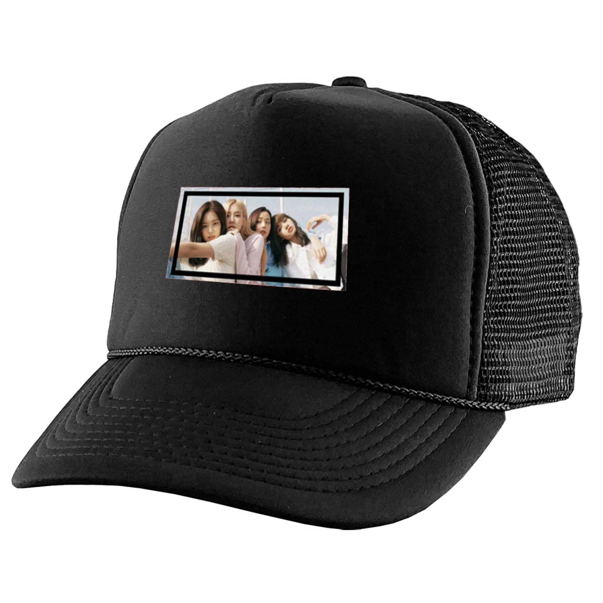 mesh-hat-cap fantasy-28 کلاه-کپ-پشت-توری-طرح-بلک پینک
