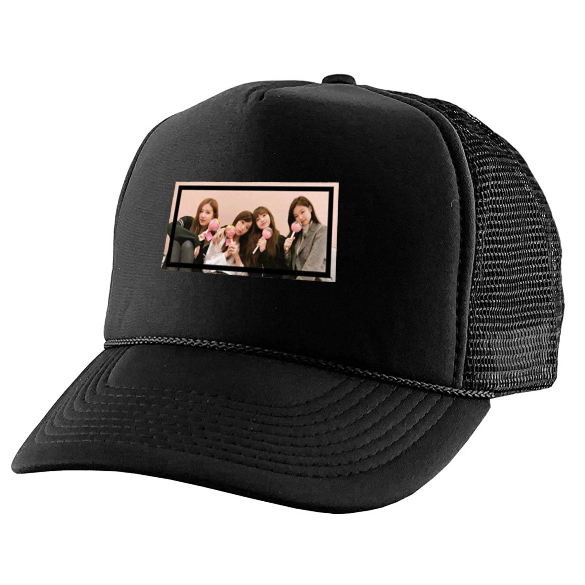 mesh-hat-cap fantasy-30 کلاه-کپ-پشت-توری-طرح-بلک پینک