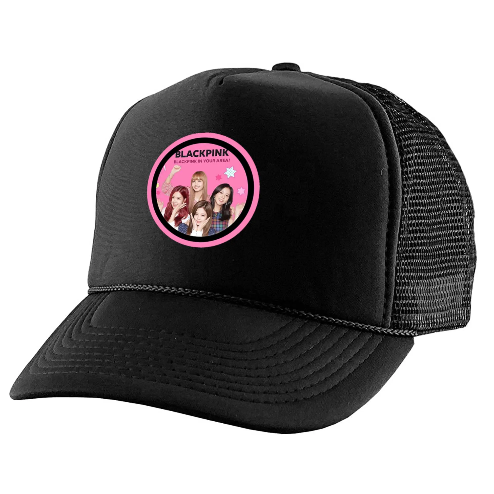 mesh-cap-hat-capmod-fantasy404 کلاه کپ طرح بلک پینک کد kpp196 - Image 1