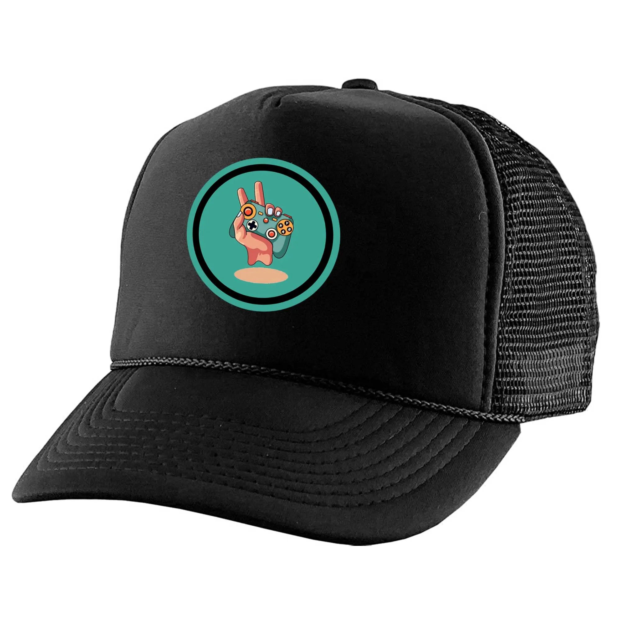 mesh-cap-hat-capmod-fantasy490 کلاه-کپ-پشت-توری-طرح-پلی استیشن