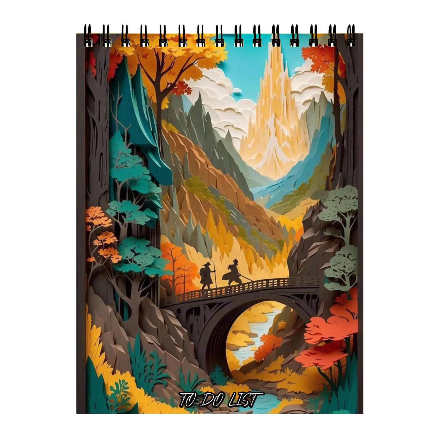 planer-notebook-fantasy79 دفتر پلنر طرح منظره کد 078 - Image 1
