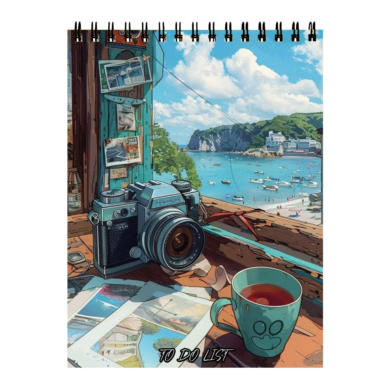 planer-notebook-fantasy92 دفتر پلنر طرح ویو دریا کد 091 - Image 1