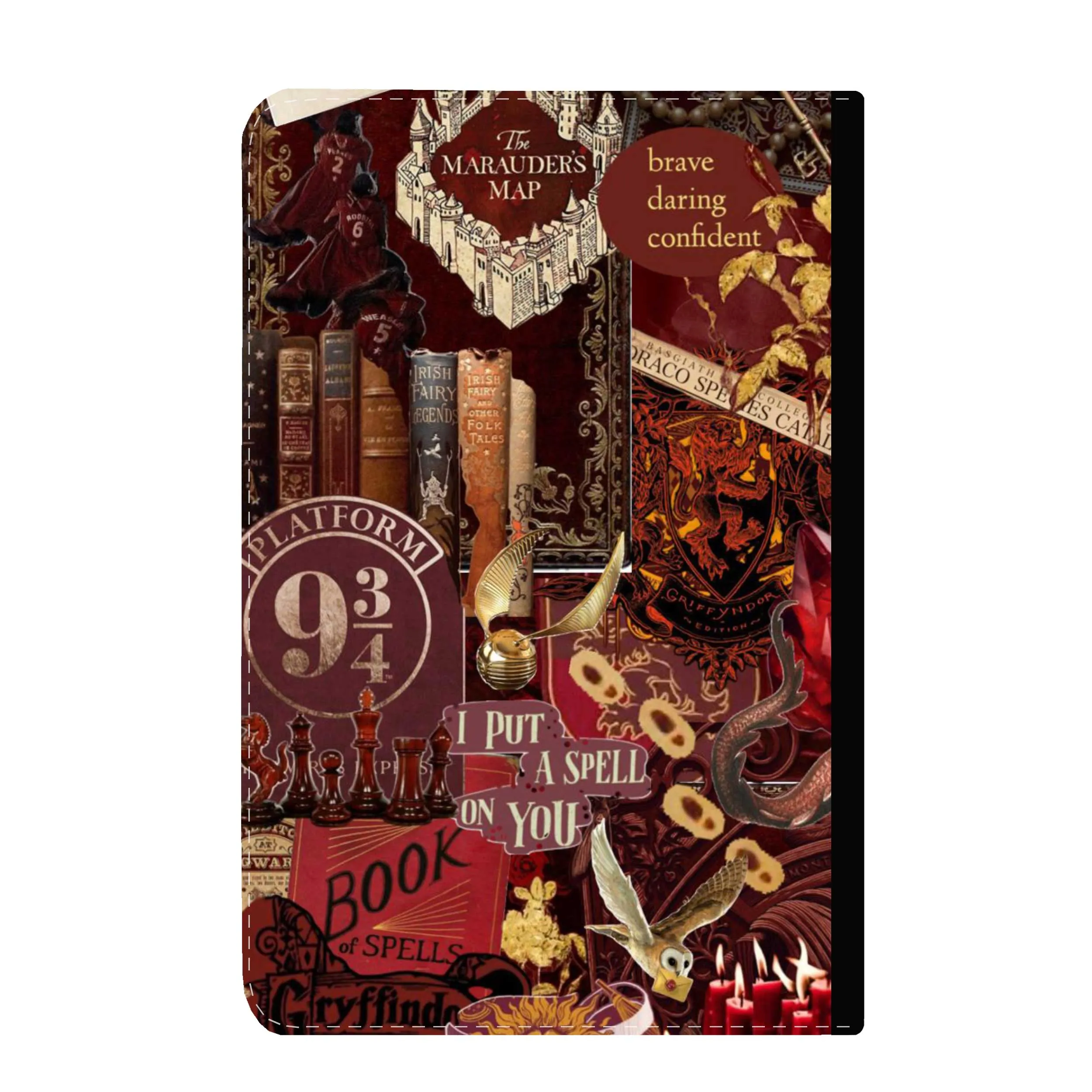 notebook-binder-capmod-90 کلاسور-طرح-هری پاتر سکوی نه و سه چهارم