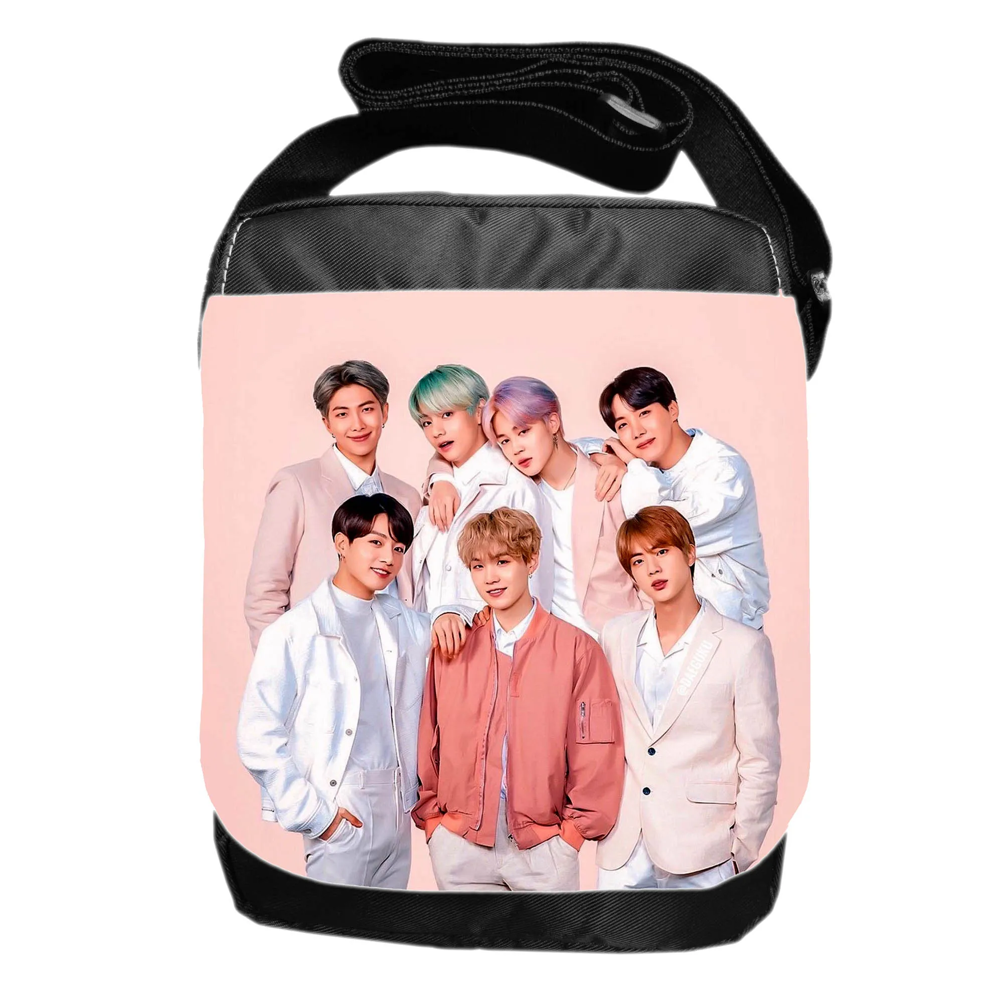 Casual-Shoulder-Bag-14 کیف-دوشی-طرح-گروه-موسیقی-بی تی اس-bts