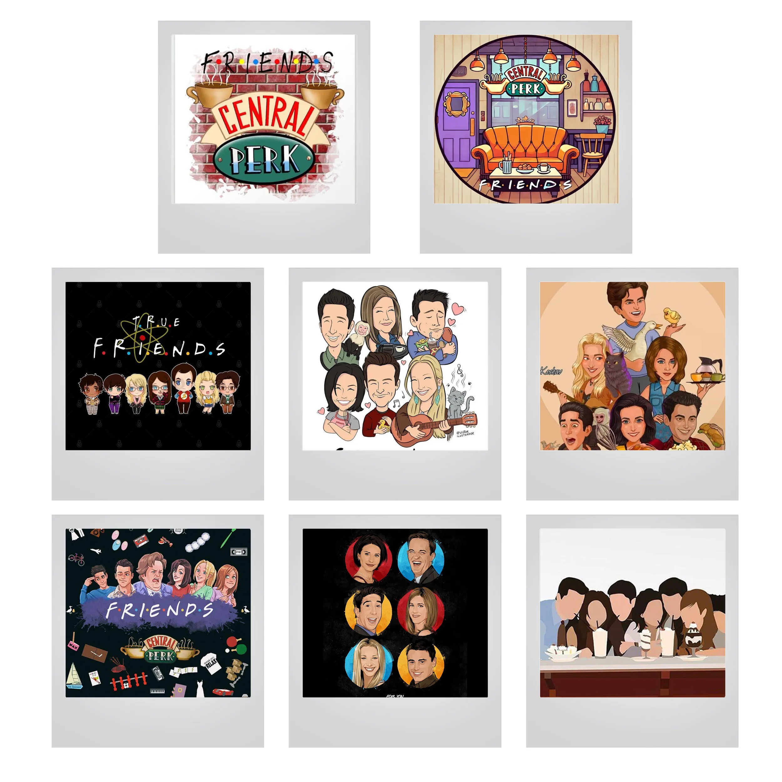 Polaroid-Hanging-Photo-Decor-11 پولاروید-سریال-فرندز-friends
