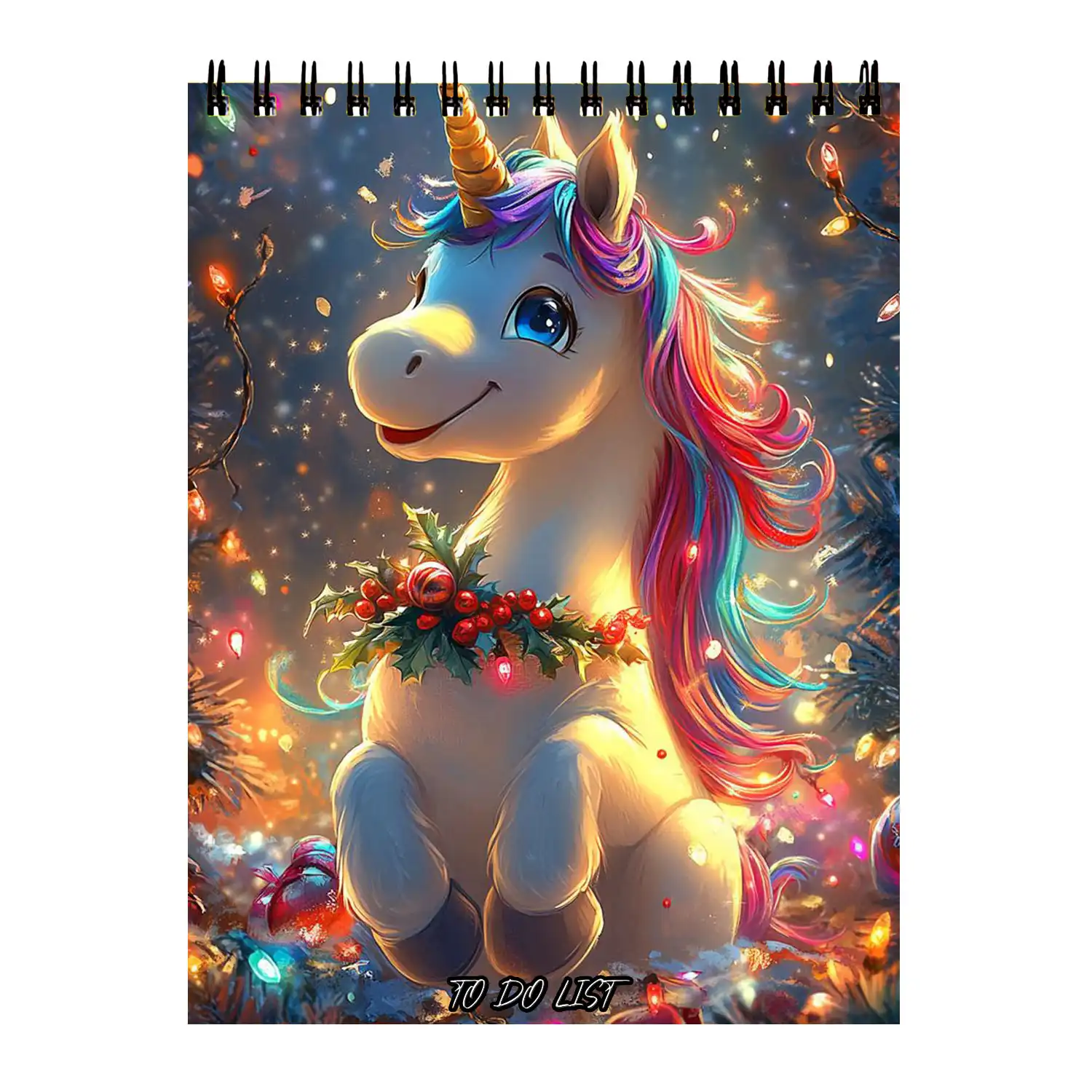 daily-planner-131 دفتر-پلنر-طرح-یونیکورن اسب تک شاخ