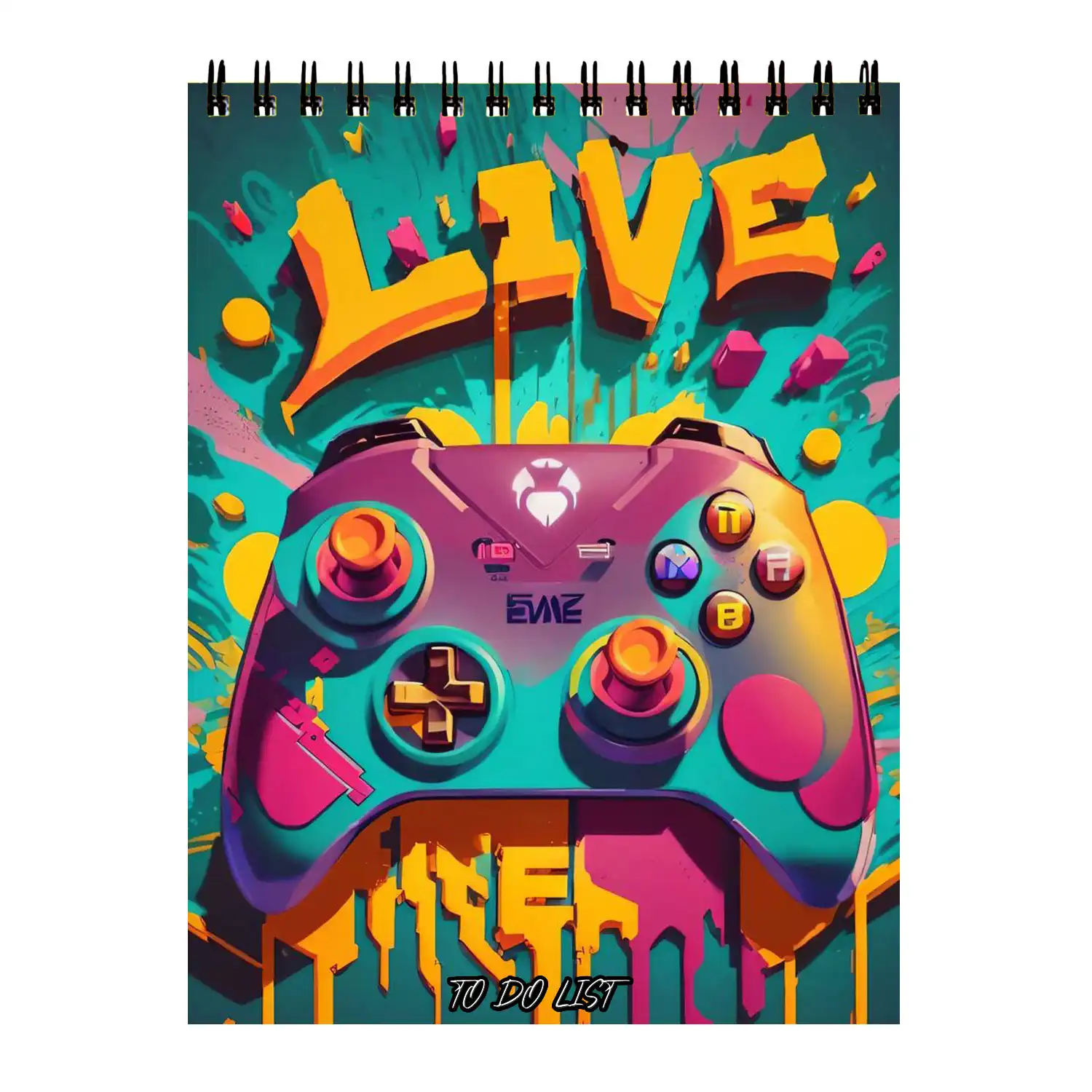 daily-planner-39 دفتر-پلنر-طرح-بازی و دسته پلی استیشن