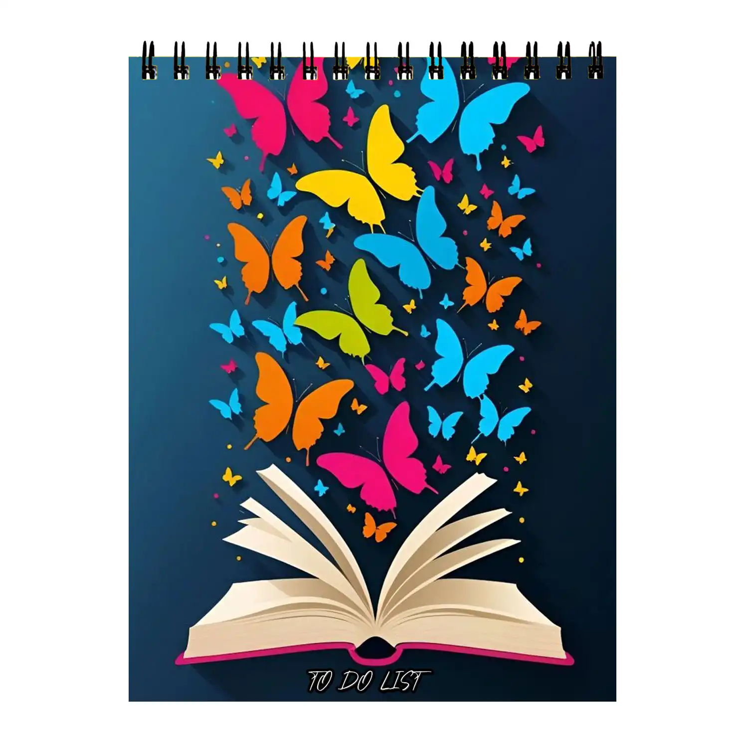 daily-planner-48 دفتر-پلنر-طرح-پروانه و کتاب