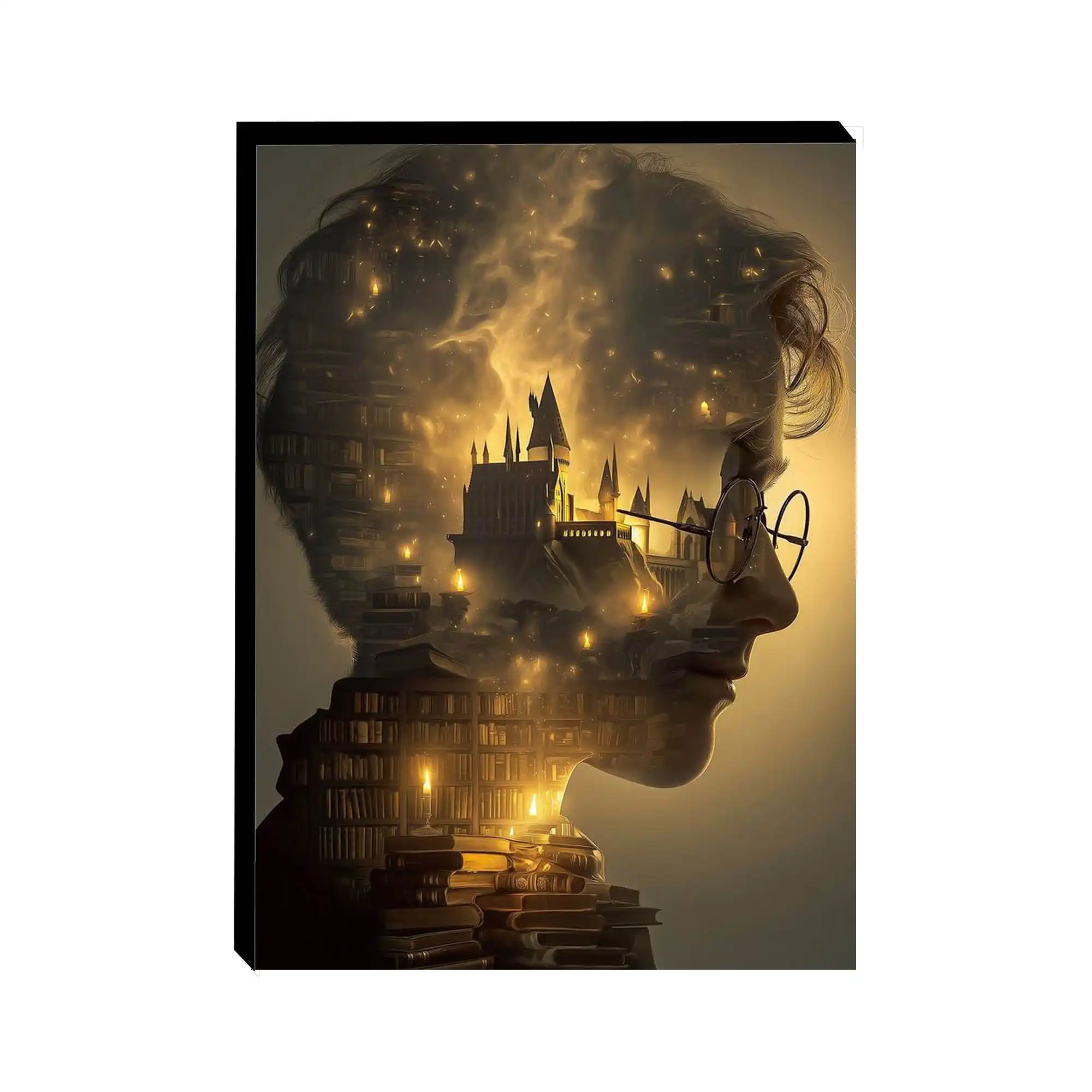 wall-art-canvas-style-design-70 تابلو-شاسی-طرح-هری پاتر